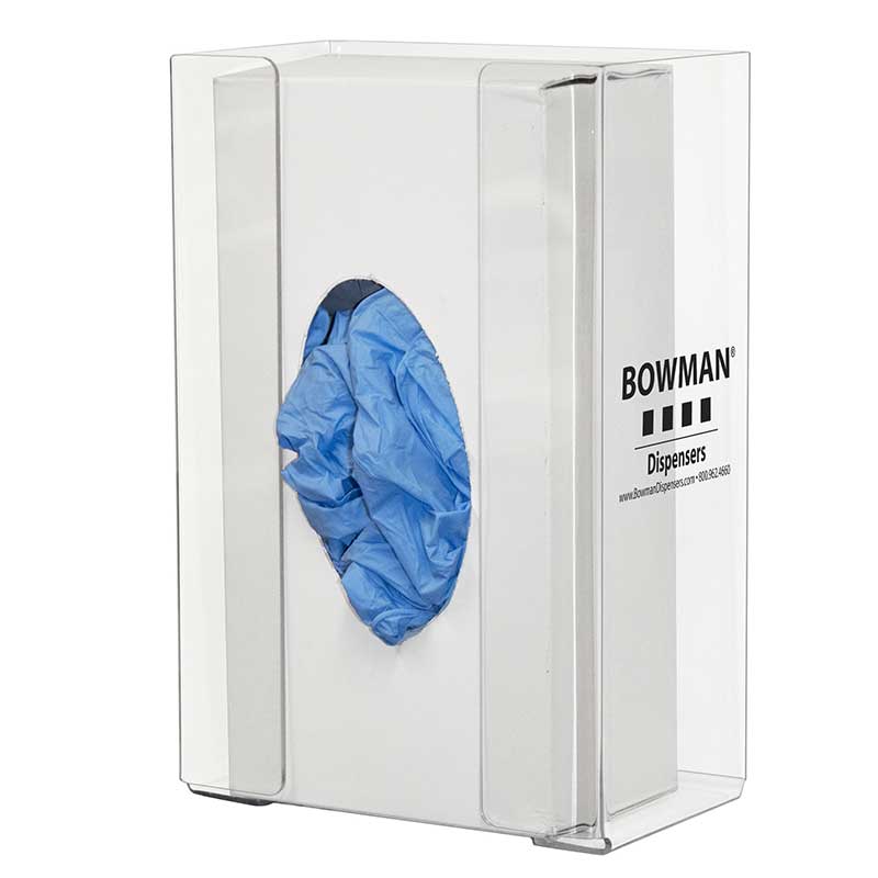 Glove Box Dispenser Single Top Loading Clear PETG Main image