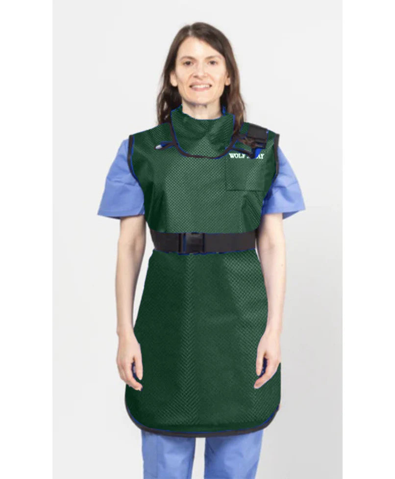 COAT APRON - .5 mm   Regular Lead   24X42 Hunter Green - Large