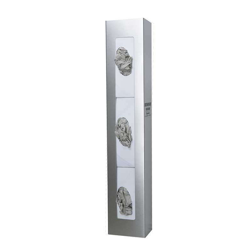 Bowman Glove Box Dispenser Space Saver Stainless Steel Secondary image