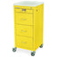 4 Drawer Mini Line Key Lock Cart (Tall Cabinet); 1-3" and 3-9" Drawers. Includes 3” Stem Casters. REPLACED BY M3DS1830K0