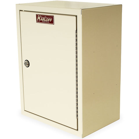 Harloff Stainless-Steel Narcotics Cabinet, Medium, Double Door, Double Lock 16" H x 12" W x 8" D