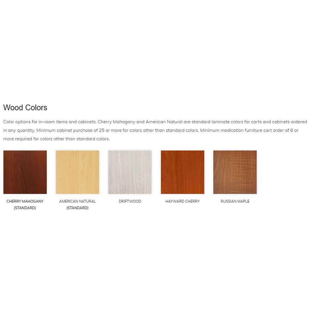 Harloff Wood Vinyl Coated Aluminum American Natural Cabinet Finish. Standard Package Includes Pull-Out Shelf and
