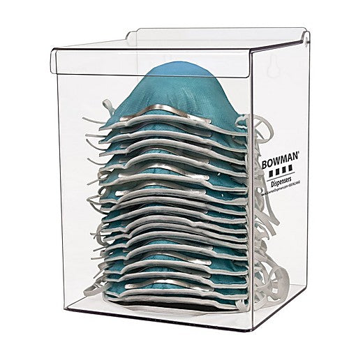 Face Mask Dispenser Cone Style Bulk Clear PETG