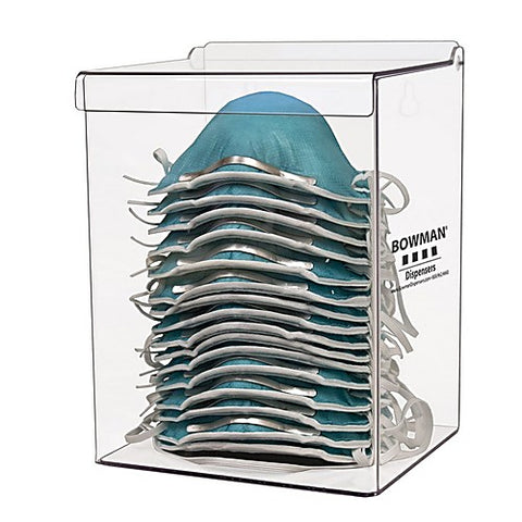 Face Mask Dispenser Cone Style Bulk Clear PETG