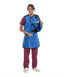 WOMEN'S APRON AND VEST : .35 mm   Lead Free VEST: 24X25 APRON: 22.35X47-50 Medium Blue - Extra Large