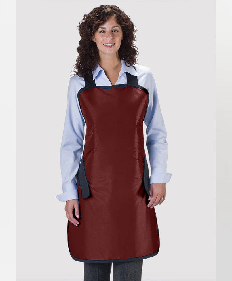 QUICK DROP APRON - .35 mm   Lead Free   24X38  Burgundy - Medium