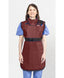 COAT APRON - .25 mm   Lead Free   22X37 Burgundy