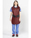 EASY WRAP - .5 mm   Lead Free with Thyroid Collar   24X40  Burgundy - Medium