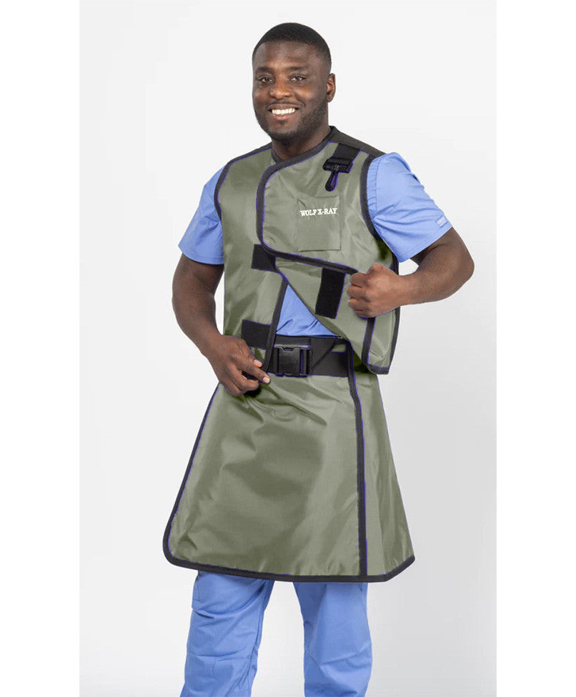 MEN'S APRON AND VEST: .35 mm   Regular Lead Free VEST: 24X21 APRON: 20X35-40 Grey Main image