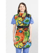 COAT APRON - .25 mm   Lead Free with Thyroid Collar   24X42 Tye Dye - Large