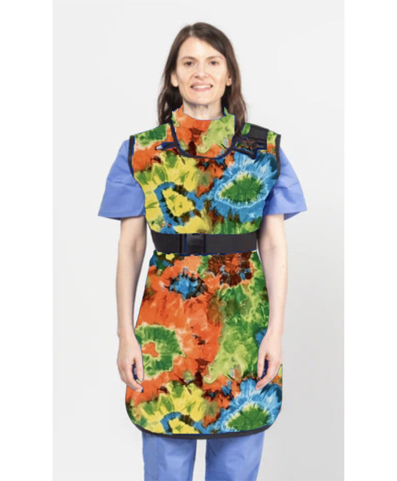 COAT APRON - .35 mm   Lead Free with Thyroid Collar   24X42 Dog Paw - Large Main image