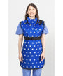 COAT APRON - .25 mm   Lead Free with Thyroid Collar   24X40 Dog Paw - Medium Main image