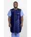 FRONT CLOSING SPECIAL PROCEDURE APRON - .35 mm   Lead Free   21X36  Shimmering Electric Blue