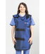 SPECIAL PROCEDURE APRON - .35 mm   Lead Free   24X40  Shimmering Navy Blue - Extra Large