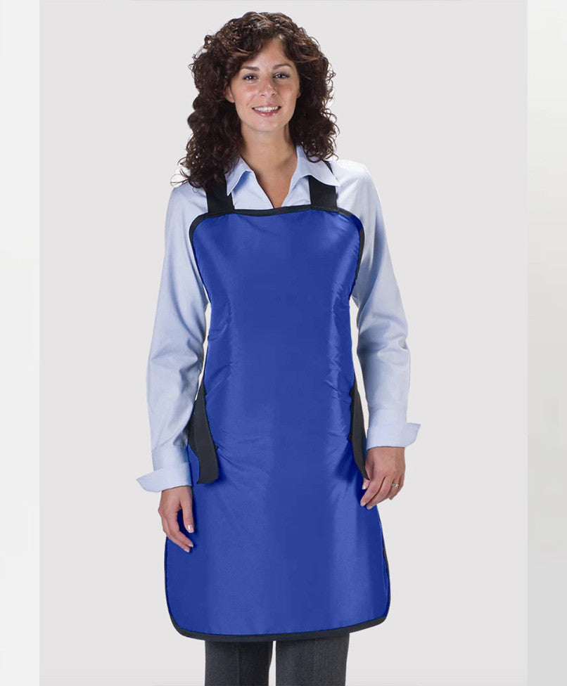 QUICK DROP APRON - .35 mm   Lead Free with Collar   24X42 Royal Blue - Large