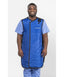 FRONT CLOSING SPECIAL PROCEDURE APRON - .25 mm   Lead Free   22X38 Royal Blue - Medium