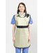 COAT APRON - .5 mm   Regular Lead   24X42 Antimicrobial Beige- Large