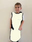 PEDIATRIC FRONT CLOSING SPECIAL PROCEDURE APRON - .5 mm   Light Weight Lead   14x31 Antimicrobial Beige - Large