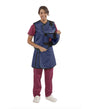 WOMEN'S APRON AND VEST : .25 mm   Lead Free VEST: 23X23 APRON: 21X41-46 Navy Blue - Large Main image