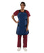 QUICK DROP APRON - .35 mm   Lead Free with Collar   22X37 Navy Blue- Small