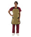 QUICK DROP APRON - .5 mm   Lead Free with Collar   26x42 Beige- Extra Extra Large