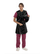WOMEN'S APRON AND VEST : .25 mm   Lead Free VEST: 22X21 APRON: 19.25X35-40 Black - Medium Main image