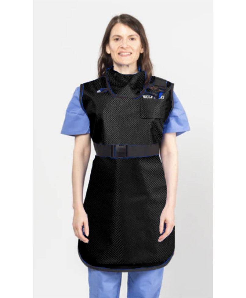 COAT APRON - .35 mm   Lead Free   24X42 Black - Large Main image