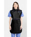 COAT APRON - .25 mm   Lead Free with Thyroid Collar   24X42 Black - Large