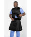 MEN'S APRON AND VEST: .25 mm   Regular Lead Free w/Thyroid Collar VEST: 27x27 APRON: 23X51-56 Black- Extra Large