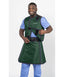 MEN'S APRON AND VEST: .35 mm   Regular Lead Free w/Thyroid Collar VEST: 24X21 APRON: 20X35-40 Hunter Green- Small
