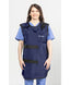 SPECIAL PROCEDURE APRON - .25 mm   Lead Free   24X40  Antimicrobial Blue - Extra Large