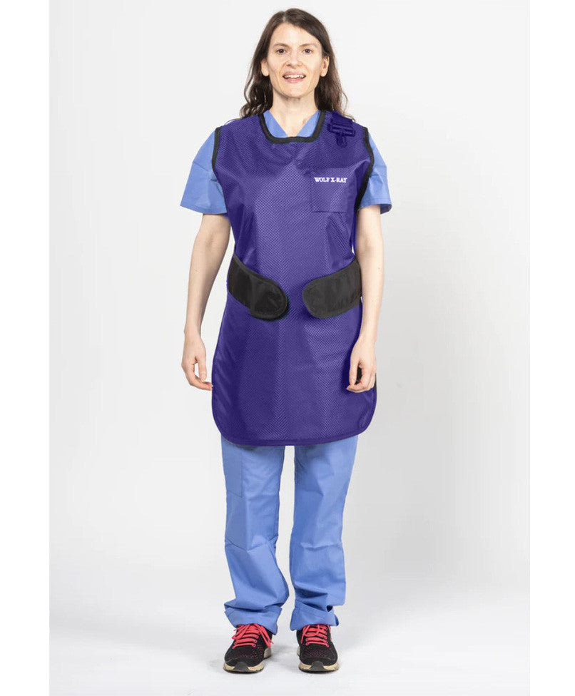 EASY WRAP - .25 mm   Lead Free with Thyroid Collar   25X40 Purple - Extra Large