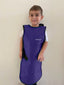 PEDIATRIC FRONT CLOSING SPECIAL PROCEDURE APRON - .5 mm   Light Weight Lead   10x27 Purple