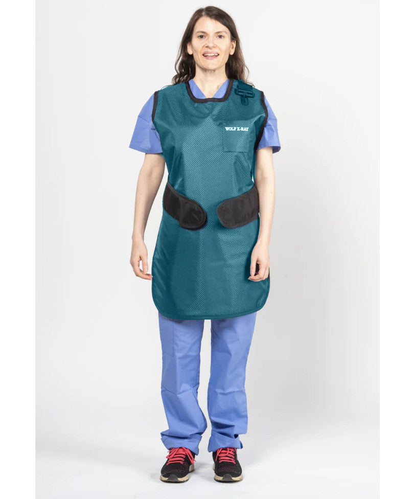EASY WRAP - .35 mm   Lead Free with Thyroid Collar   22X37 Teal