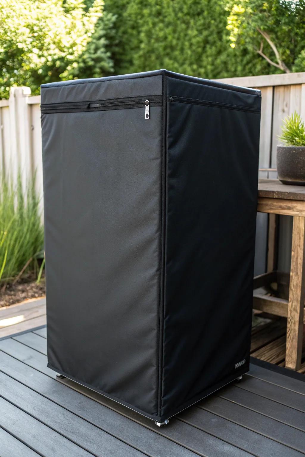 Vinyl cover for select outdoor refrigerators