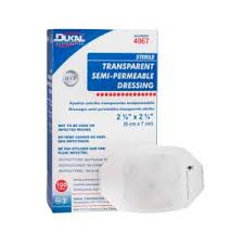 Sterile Transparent Semi-Permeable Dressing 2-3/8" x 2-3/4"