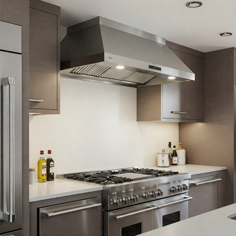 Accucold 20 Inch Wide Convertible Range Hood for Ducted or Ductless Use (Model HC20BB)