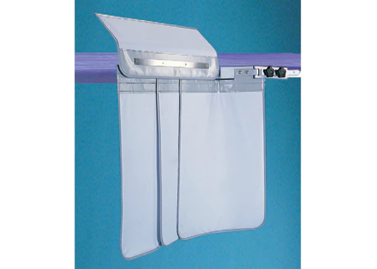 80 cm Double Pivot Uner Table Shield