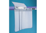 80 cm Double Pivot Uner Table Shield