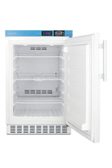 Built-in ADA compliant frost-free vaccine all-freezer in white with lock (Model ACF33L) - Open