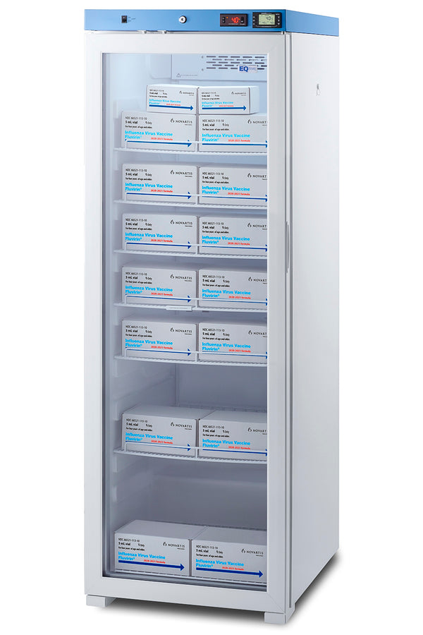 EQTemp pharmaceutical healthcare refrigerator (Model ACR1602G) - Angle