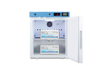 Accucold Healthcare all-refrigerator for vaccine storage with self-closing door and lock (Model ACR21W)