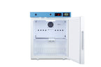 Accucold Healthcare all-refrigerator for vaccine storage with self-closing door and lock (Model ACR21W)