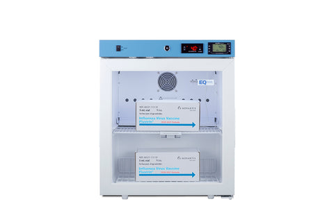 Healthcare all-refrigerator for vaccine storage with self-closing door and lock (Model ACR22G)