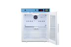 Accucold Healthcare all-refrigerator for vaccine storage with self-closing door and lock (Model ACR22GNSF456)