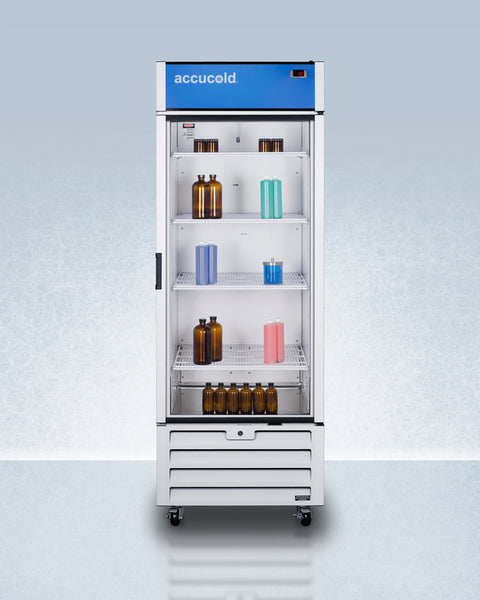 Accucold Comercial display refrigerator, full size (Model ACR261LH)