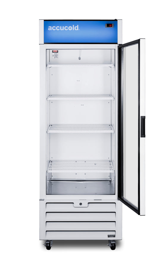 Accucold Comercial display refrigerator, full size (Model ACR261RH)