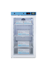 Accucold Healthcare all-refrigerator for vaccine storage with self-closing door and lock (Model ACR32GLHD)
