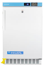 Accucold Built-in ADA compliant healthcare all-refrigerator with NIST calibrated alarm/thermometer and step-to-open door pedal