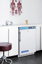 Built-in ADA compliant healthcare all-refrigerator with NIST calibrated alarm/thermometer (Model ACR45LCAL)